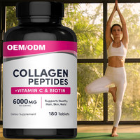 Comprimés de collagène peptidique pour adultes OEM/ODM avec soutien antioxydant pour la protection des articulations, la santé osseuse et l'amélioration de l'immunité