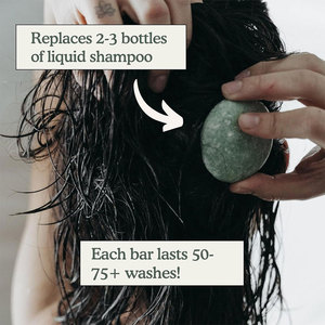 Thân Thiện Với Môi Tự Nhiên Salon Dầu Gội Du Lịch Container Bạc Hà + Bạch Đàn Rắn Handmade Thuần Chay Dầu Gội Tóc Thanh Xà Phòng - Product Image 3