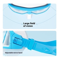 Masque de plongée professionnel en silicone liquide à faible volume pour plongée en apnée