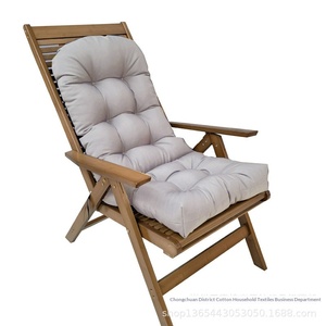 Coussin <span class=keywords><strong>de</strong></span> chaise Adirondack pliable imperméable et anti-UV pour jardin/terrasse, une pièce, dossier haut, usage extérieur, 100 % polyester - Product Image 6