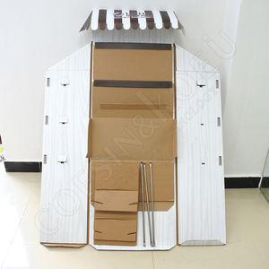 4 Kệ Tông Giá Heavy Duty Tông <span class=keywords><strong>Rack</strong></span> Đứng 5 Tier Giữ Dấu Bao Gồm gỗ Hàng Hóa Hiển Thị Các Tông Đứng - Product Image 6