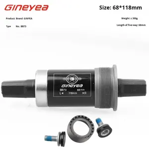 Велосипедный кареточный подшипник <span class=keywords><strong>GINEYEA</strong></span> с квадратным отверстием для горных/складных/шоссейных велосипедов, универсальный, 68/73 мм, на герметичных подшипниках - Product Image 6