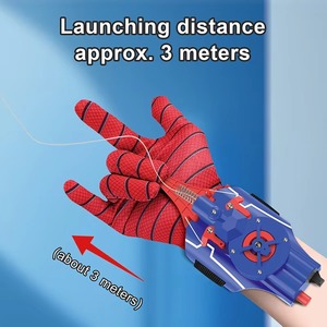 Giocattoli da Polso YT Supereroe Spiderman con Lanciatore, Guanti, Arco e Frecce, Giocattoli Cosplay con Rete di Filo per Ragazzi - Product Image 4