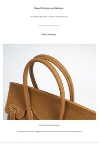 定制高品质真皮手提包奢华大容量时尚单肩包女式手提包 - Product Image 6