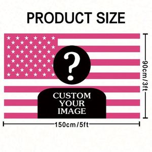 Factory Wholesale Custom USA Design <b>Flags</b> in Any Size with Good Quality Accepts Any Logo - Product Image 6