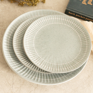 Competitive Price Eco-Friendly <b>Ceramic</b> Porcelain Stoneware Dinner <b>Plate</b> Solid Design Vintage Elegant Durable Handpainted - Product Image 6