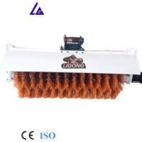 Balai à brosse rotatif hydraulique pour le nettoyage des trottoirs et des routes