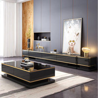 Furnistyle Light Luxury Solid Wood TV Stand Cabinet Modern Minimalist Wall Mount for Living Room Mobile Home Furniture