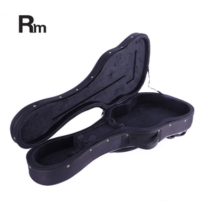 RM FC51 Nuova Custodia Rigida per Chitarra <span class=keywords><strong>Classica</strong></span> da 39 Pollici in Pelle, Imbottita in Schiuma, con Manico in Nastro, Cucita a Mano, Fodera in Velluto Nero, per Strumenti Musicali - Product Image 3