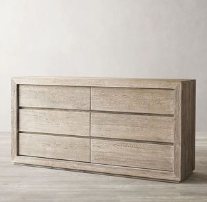 Armoire à seaux en bois massif de style rural américain, commode de chambre, simple, classique, pour villa, meubles personnalisables - Product Image 3