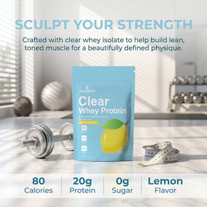 Vitahall AegleWell Clear Whey Protein, Bebida de Proteína Transparente <span class=keywords><strong>Sin</strong></span> <span class=keywords><strong>Lactosa</strong></span>, Refrescante, de Origen Animal, para Nutrición Diaria Post-Entrenamiento - Product Image 3