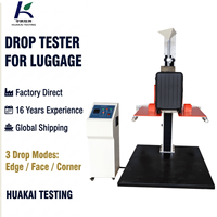 Machine automatique de test de chute de sacs, hauteur réglable 1500 mm, pour le contrôle qualité des fabricants de bagages