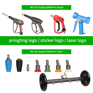 Súng phun áp lực cao với đầu nối đực 3/8 inch & bộ chuyển đổi kết nối nhanh 1/4 inch, giá đỡ đầu phun, súng phun 4000PSI - Product Image 5