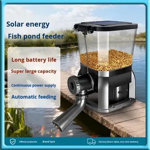 Jebao Jecod alimentazione automatica a energia solare grande capacità WiFi alimentatore per pesci all'aperto <span class=keywords><strong>Koi</strong></span> stagno <span class=keywords><strong>acquario</strong></span> e <span class=keywords><strong>acquario</strong></span> alimentazione - Product Image 4