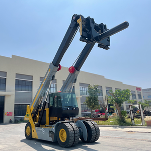 Chariot élévateur télescopique électrique double mini SOCMA 16T 18T avec élingue à câble, construction métallique pour le levage de nouveaux conteneurs - Product Image 5