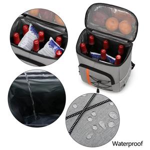 ถุงเก็บอาหารเก็บความร้อนผ้าอ๊อกซ์ฟอร์ดกระเป๋าใส่อาหารกลางวันกระเป๋าเป้สะพายหลังสำหรับปิกนิกเก็บความเย็นกลางแจ้งกันรั่ว - Product Image 5