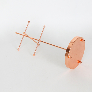 Jinnhome 金色金属珠宝展示架托盘装饰耳环项链架气泡袋 12x12x30cm 环保材质 - Product Image 5