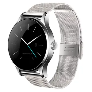 Reloj inteligente K88H para hombre y mujer, pulsera con pantalla redonda para llamadas, Monitor de ritmo cardíaco, moda de negocios