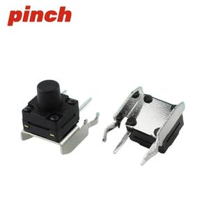 Interruptor Táctil de 6x6mm, 2 Pines, SPST, Montaje en PCB, Botón de Reinicio Negro con Soporte, Impermeable IPX67 - Product Image 4