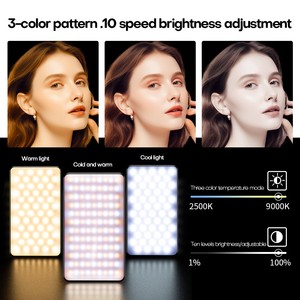 Đèn Selfie 75 LED 2000mAh Sạc Lại Được, Đèn Kẹp Điện Thoại Di Động, Đèn Bổ Sung Ánh Sáng Cho Điện Thoại, Quay Video TikTok - Product Image 5