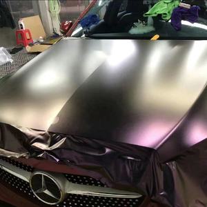 WRAPMASTER <span class=keywords><strong>Vinilo</strong></span> Autoadhesivo de 1.52*17m, <span class=keywords><strong>Vinilo</strong></span> Mate Camaleón Morado Cobre, Película de <span class=keywords><strong>Vinilo</strong></span> que Cambia de Color, <span class=keywords><strong>Vinilo</strong></span> Camaleón para Envolver Autos - Product Image 3