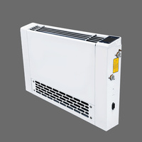 Unité de ventilateur à eau compacte à poser au sol avec ventilateur à 3 vitesses pour le refroidissement et le chauffage des petits bureaux et chambres d'hôtel