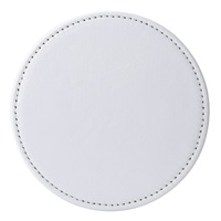 Sous-verres ronds vierges pour sublimation, personnalisables avec votre image, antidérapants pour bar et tasses à café