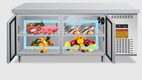 Peralatan Katering Peralatan Katering Kulkas Meja Kerja Berpendingin Udara Freezer Komersial Freezer Restoran Chef Base