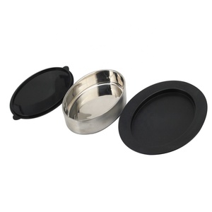 Bol en acier inoxydable avec couvercle hermétique, design minimaliste pour le service des aliments à la maison - Product Image 6