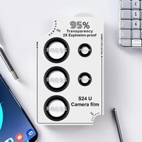 Protection d'écran en verre trempé 9H ultra-fin de qualité AAA pour objectif d'appareil photo pour 17/17 Pro/17 Plus/17 Pro Max