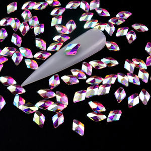 โรงงาน51รูปร่าง25สี C09 <span class=keywords><strong>Sapphire</strong></span> K9 Flatback แฟนซีรูปร่างเล็บ Rhinestones 3D Rhinestone ตกแต่ง - Product Image 6
