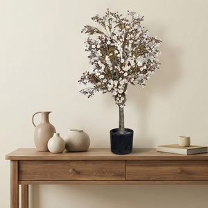 Árbol de Flores de Cerezo Artificial, Planta Decorativa, Planta Artificial en Maceta para Interiores y Exteriores, Decoración para el Hogar, Eventos y Bodas - Product Image 3