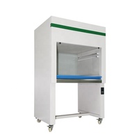 HANSTAT Lemari Baja Lapis Bubuk Industri Stainless 304 Kelas 100, Laminar Flow Hood Vertikal untuk Laboratorium dengan Filter Hepa
