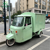 Camioneta de Comida Piaggio Ape de Alta Calidad, Camioneta de Café, Prosecco Owners, Tuk-tuk