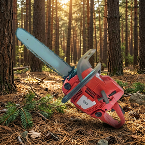Tronçonneuse à essence Timecore 585 110CC robuste pour la coupe du bois en foresterie - Product Image 1