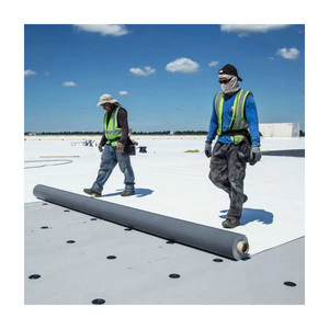 60 Mil PVC Roof <strong>Waterproofing</strong> Membrane Roofing Membranes, Building <strong>Material</strong> for House Construction, Waterproof <strong>Materials</strong> - Product Image 1
