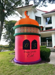 Torre Inflable de <span class=keywords><strong>Cuenta</strong></span> Regresiva para el Eid - Decoración de Domo de Mezquita con la Leyenda '5 Días Hasta el Eid' - Product Image 6