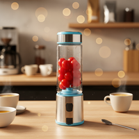 Mixeur Électrique Portable Multifonctionnel Silver Crest pour Jus, Milkshakes et Glace Pilée – Blender à Main Portable pour Jus et Smoothies