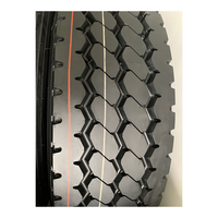 Pneu de camion robuste 12R22.5 315/80R22.5 pour essieu motrice avec bande de roulement à éjection de pierres en zigzag, pneu radial antidérapant pour longues distances sur autoroute