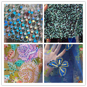 Giá Tốt Nhất New 100 Polyester Muỗi Lưới Lưới Vải 3D Thêu 100D Polyester Vải Đa-Màu Sắc Cho Phụ Nữ Của Dresses - Product Image 4