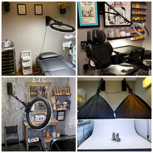 Anneau Lumineux LED 18 Pouces Mural pour Salon de Coiffure Studio Maquillage Photographie TikTok Éclairage Photo - Product Image 6