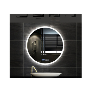 Diamètre personnalisé <span class=keywords><strong>100</strong></span> <span class=keywords><strong>cm</strong></span> <span class=keywords><strong>Rond</strong></span> Désembuage Temps Température <span class=keywords><strong>Miroir</strong></span> LED pour <span class=keywords><strong>Salle</strong></span> <span class=keywords><strong>De</strong></span> Bains Lavage Vanité Maquillage <span class=keywords><strong>Miroir</strong></span> Espejo - Product Image 4