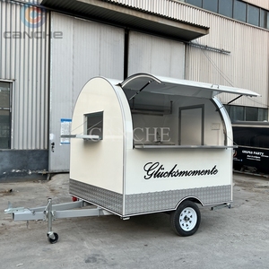 Remolque móvil para venta de comida, carrito de comida estándar estadounidense sobre ruedas, camiones de fibra de vidrio para concesiones de comida con parrilla y freidora - Product Image 6