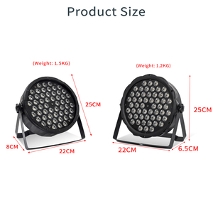 Projecteur <span class=keywords><strong>LED</strong></span> Matrice RGBW 54x1W avec Contrôleur <span class=keywords><strong>DMX</strong></span> 7 Canaux IP33 CRI95 pour Effets Lumineux de Fête, DJ, Disco, Stroboscope et Dimmable - Product Image 6