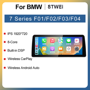 STWEI ระบบ Android ใหม่ ID6 ID7 ID8 UI หน้าจอ 12.3 นิ้ว รองรับ Wireless Carplay AUTO สำหรับรถยนต์ BMW ซีรีส์ 7 รุ่น F01 F02 ระบบ CIC NBT เครื่องเล่นวิดีโอในรถยนต์ พร้อม GPS - Product Image 2