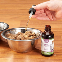 Suplemento Herbal Líquido para el Soporte Renal con Absorción Rápida, Totalmente Natural para una Función Renal y Urinaria Saludable en Gatos y Perros