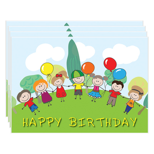 Biglietti d'Auguri con Motivi Floreali per Compleanno Bambini, Carta Regalo Pop-up 3D con Design Personalizzato Europeo, Animali Artificiali Bellissimi - Product Image 4