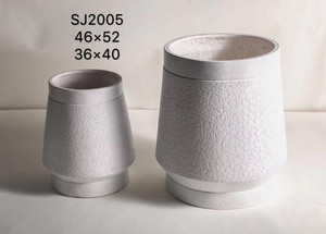 Pots <span class=keywords><strong>de</strong></span> jardinière <span class=keywords><strong>de</strong></span> fleurs en fibre d'argile légère <span class=keywords><strong>de</strong></span> haute qualité <span class=keywords><strong>grande</strong></span> <span class=keywords><strong>poterie</strong></span> <span class=keywords><strong>de</strong></span> <span class=keywords><strong>jardin</strong></span> pour la décoration intérieure - Product Image 5