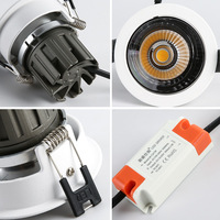 7W Spotlight-Sets, LED-Einbauleuchten, Gehäusezubehör, Flur-Deckenleuchten, Hersteller, Einkaufszentrum-Technik