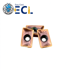 เม็ดมีดกลึงทังสเตนคาร์ไบด์ ECL M90 เคลือบดีบุก รูปทรงสี่เหลี่ยมคางหมู สำหรับเครื่องกลึง CNC ภายนอก - Product Image 1